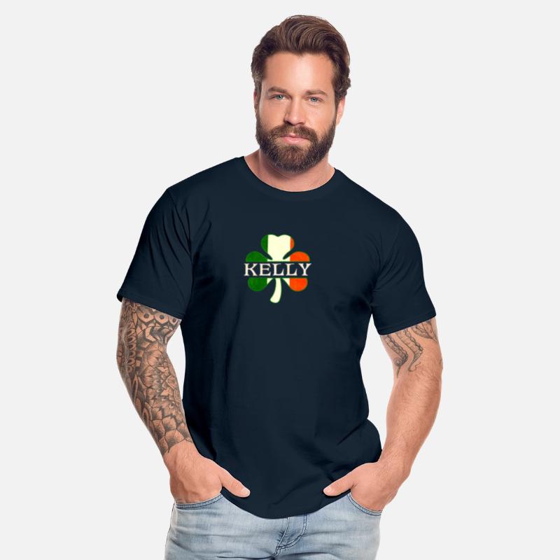 Kelly Irish Surname Ireland Flag Shamrock