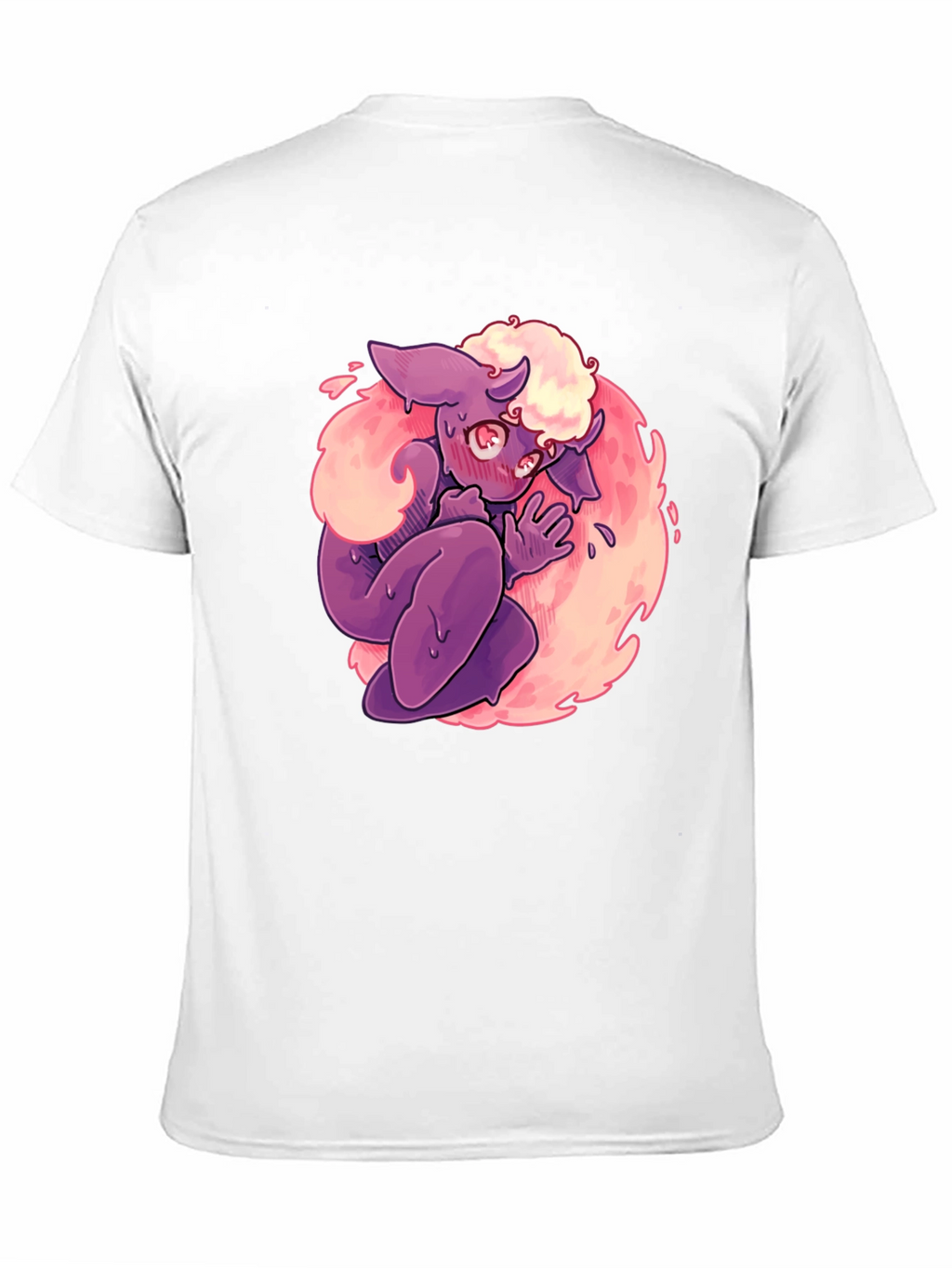 Cartoon Monster Graphic Print Black T-Shirt