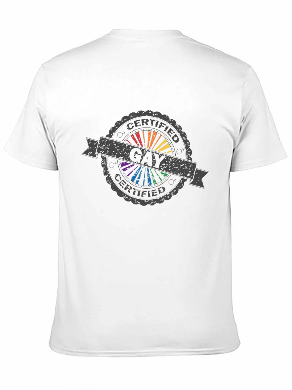 Certified Gay Pride Rainbow T-Shirt