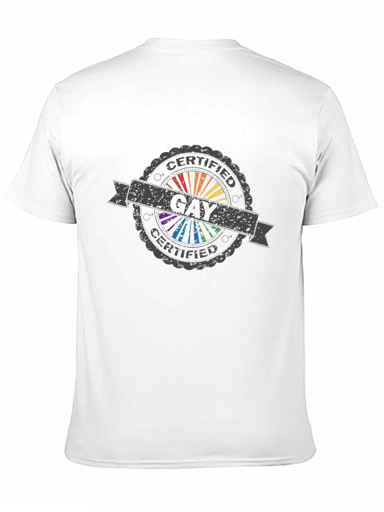Certified Gay Pride Rainbow T-Shirt