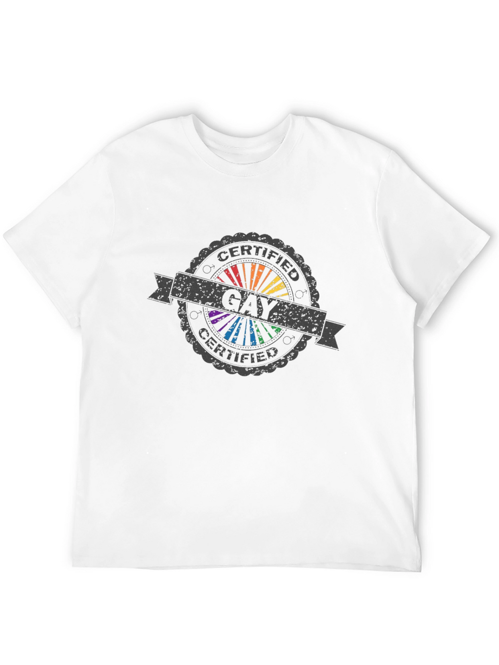 Certified Gay Pride Rainbow T-Shirt