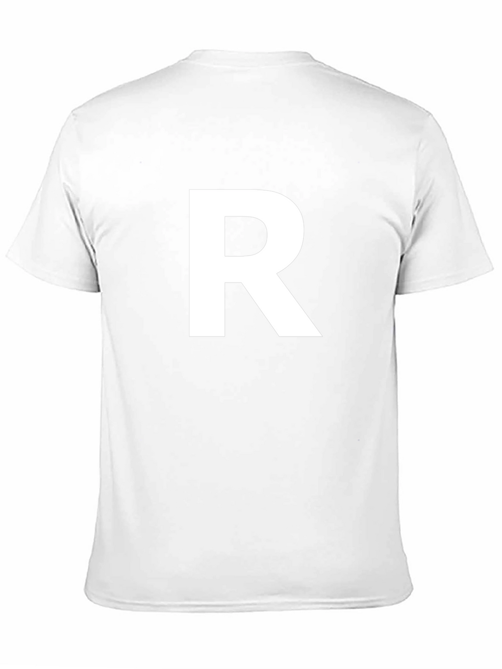 Bold R Graphic Tee - Stylish Initial Letter Shirt