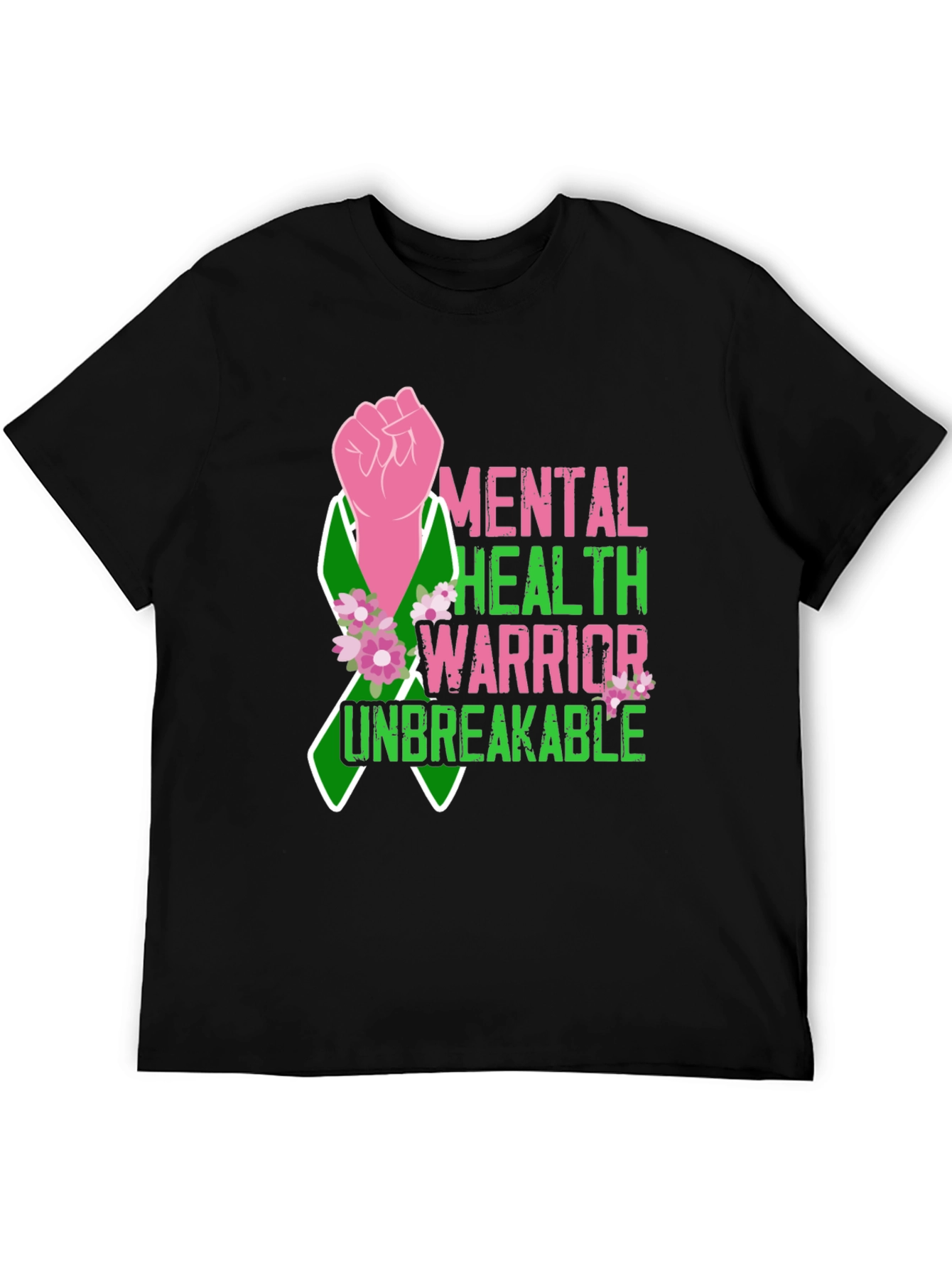 Mental Health Warrior T-Shirt - Unbreakable Strength