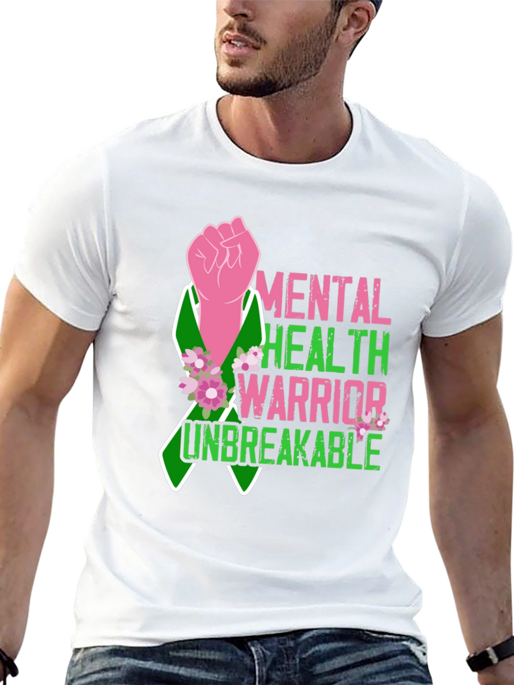 Mental Health Warrior T-Shirt - Unbreakable Strength