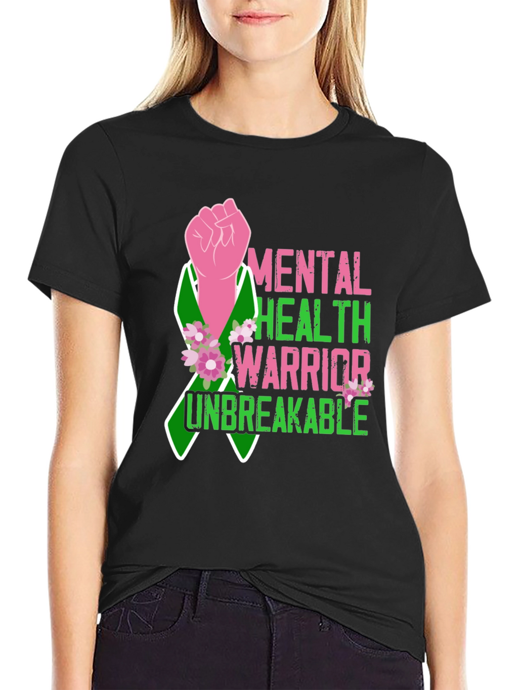 Mental Health Warrior T-Shirt - Unbreakable Strength