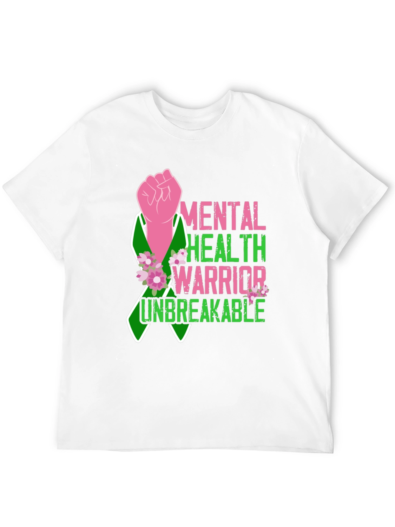 Mental Health Warrior T-Shirt - Unbreakable Strength