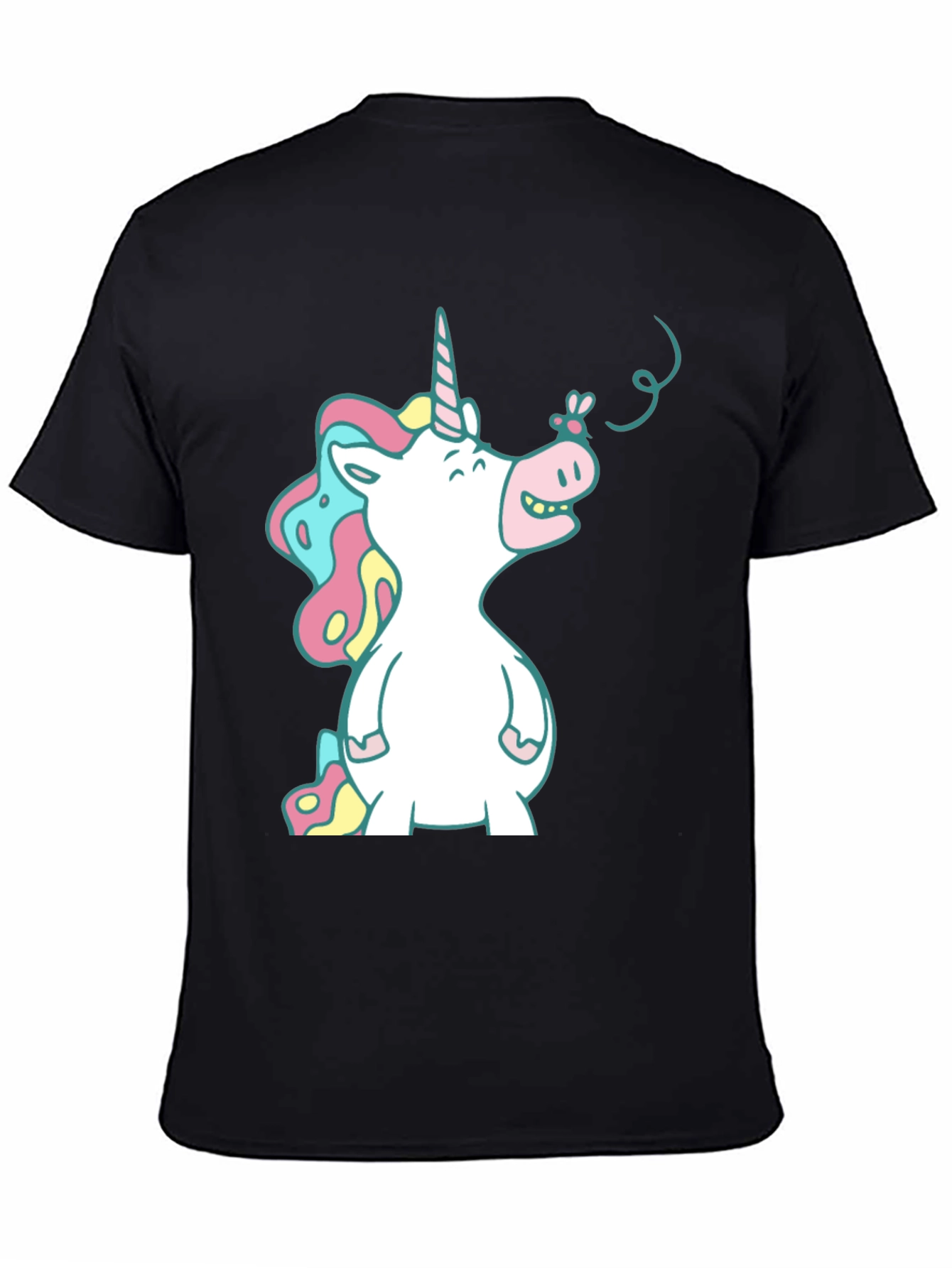 Unicorn T-Shirt - Whimsical Cartoon Graphic Tee