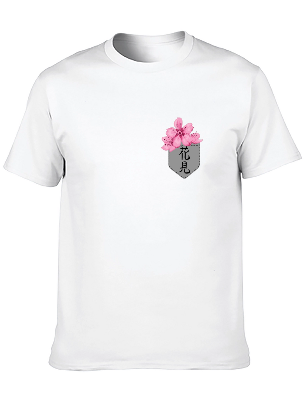 Sakura Pocket T-Shirt - Floral Japanese Tee