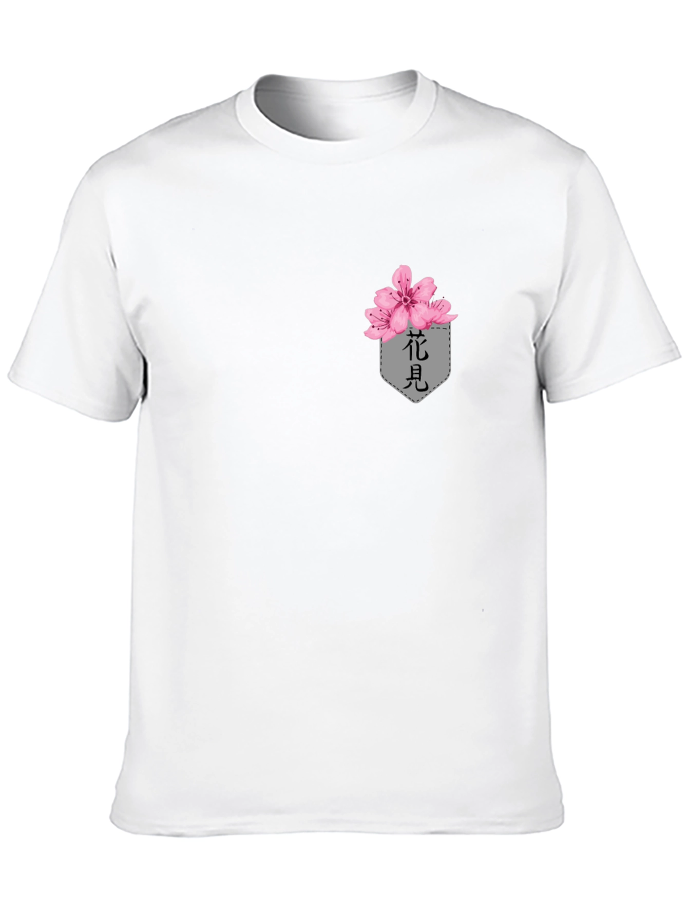Sakura Pocket T-Shirt - Floral Japanese Tee