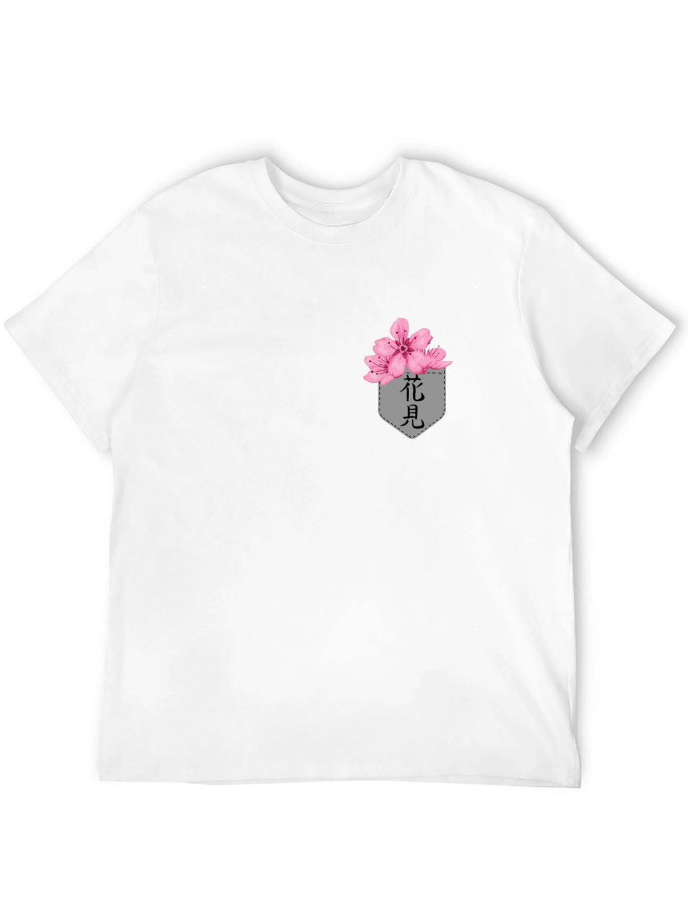 Sakura Pocket T-Shirt - Floral Japanese Tee