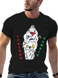 Zombie Ice Cream Graphic Tee - Black