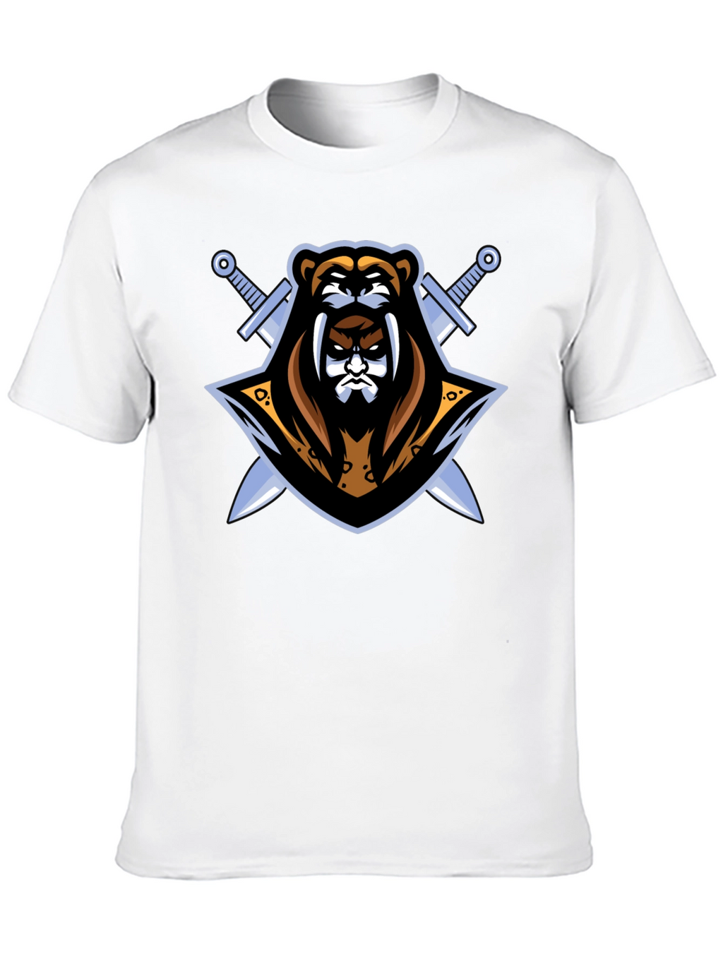 Black Bear Warrior Graphic T-Shirt