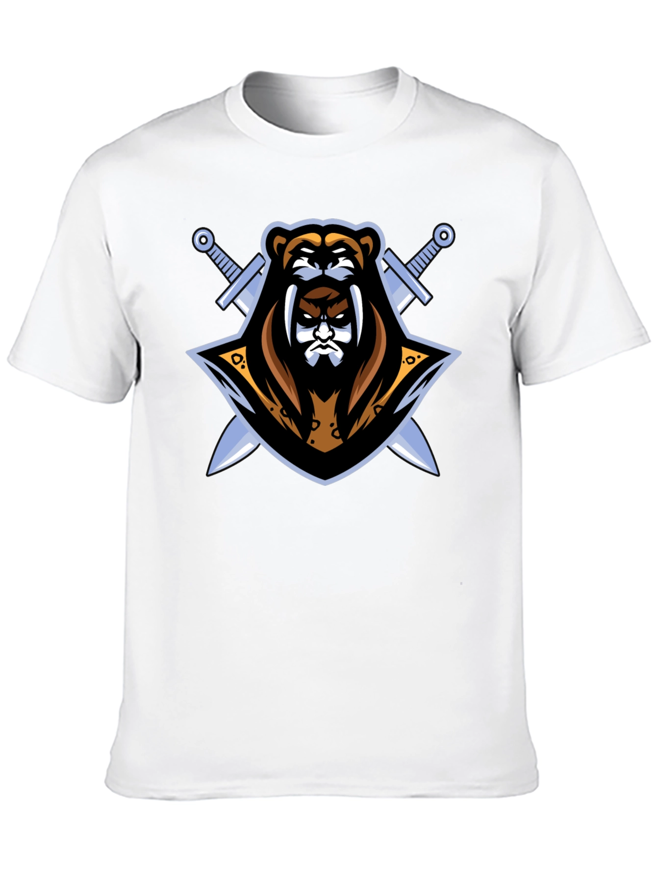 Black Bear Warrior Graphic T-Shirt