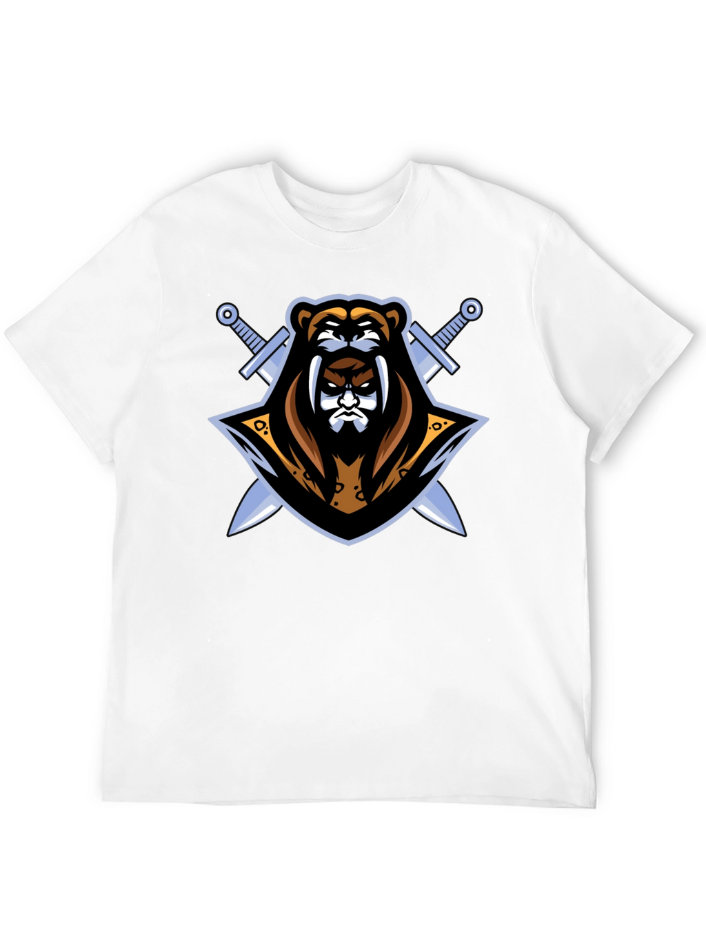 Black Bear Warrior Graphic T-Shirt