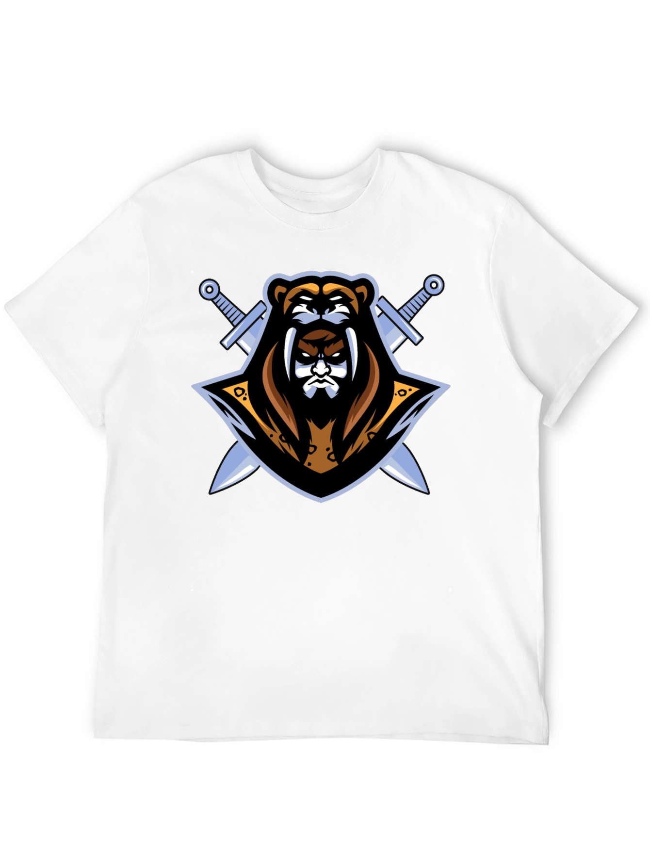 Black Bear Warrior Graphic T-Shirt