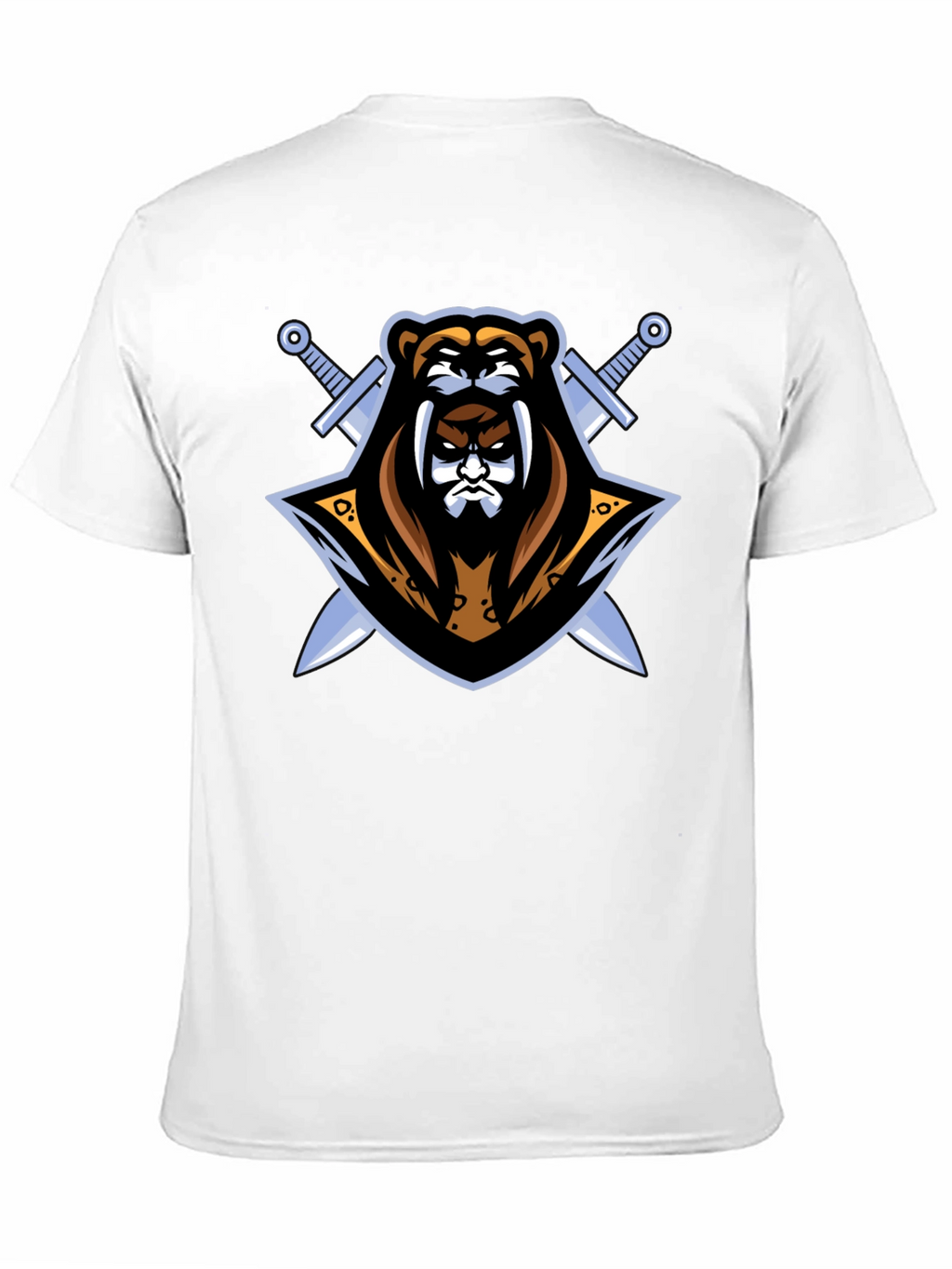Black Bear Warrior Graphic T-Shirt