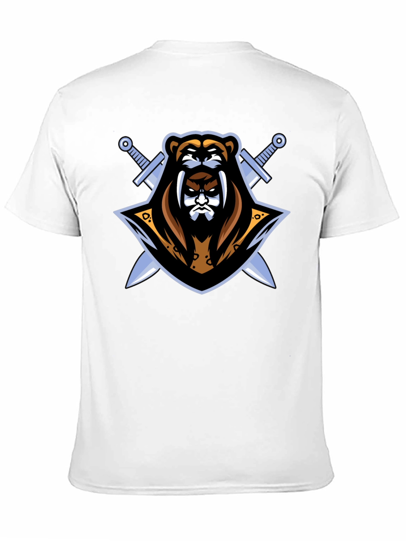 Black Bear Warrior Graphic T-Shirt
