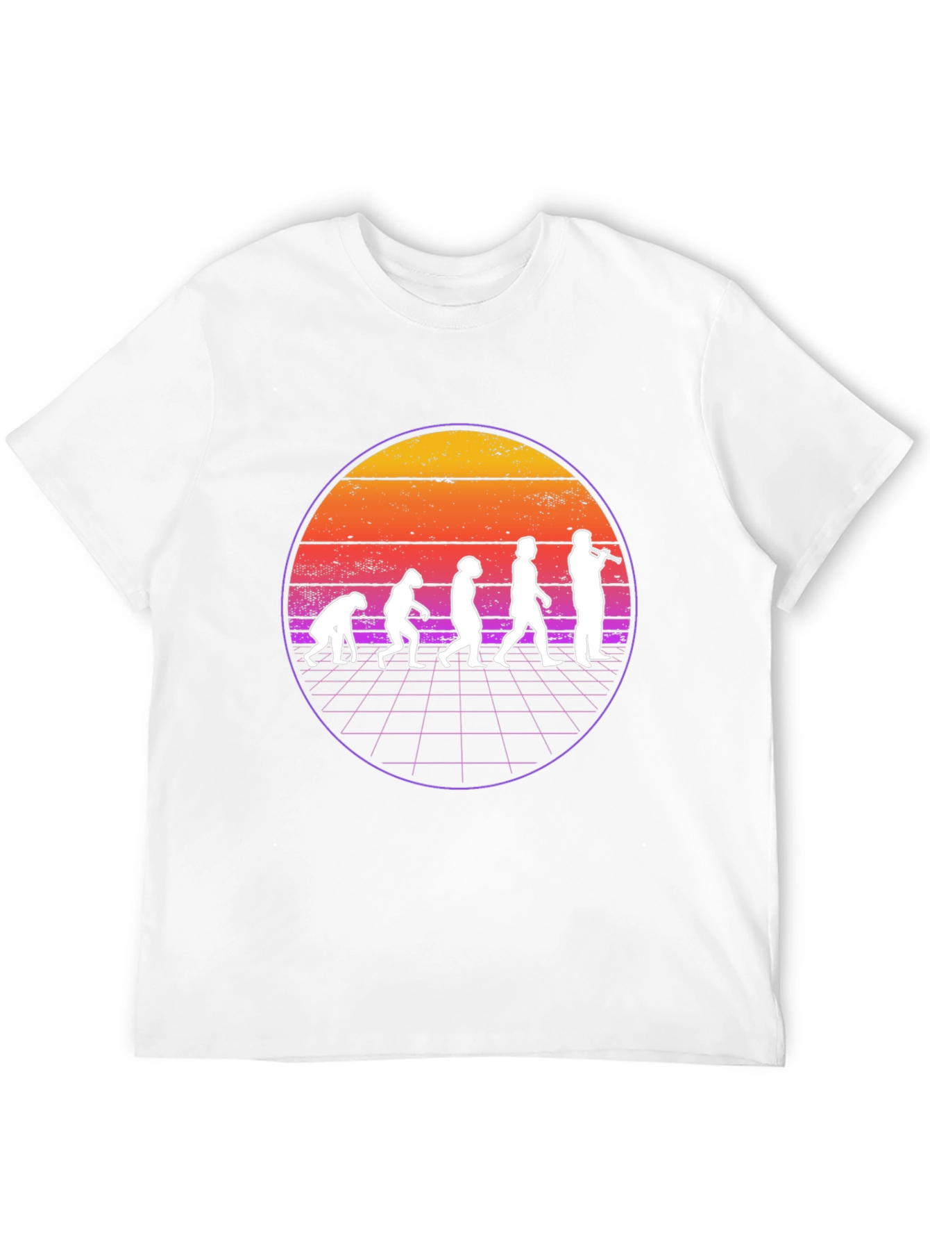Evolution of Flute Player T-Shirt