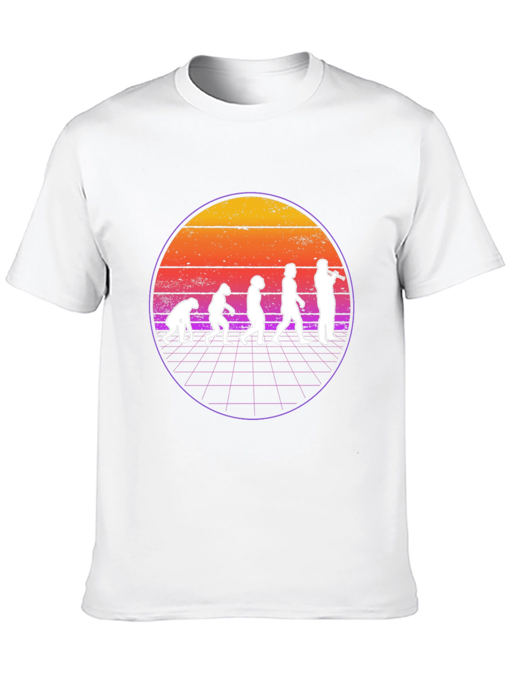 Evolution of Flute Player T-Shirt
