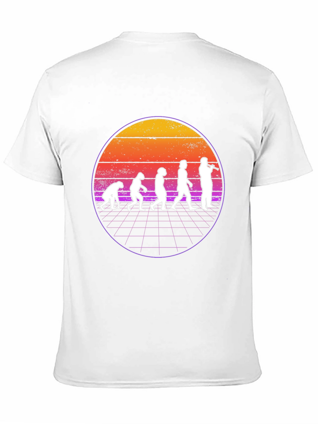 Evolution of Flute Player T-Shirt