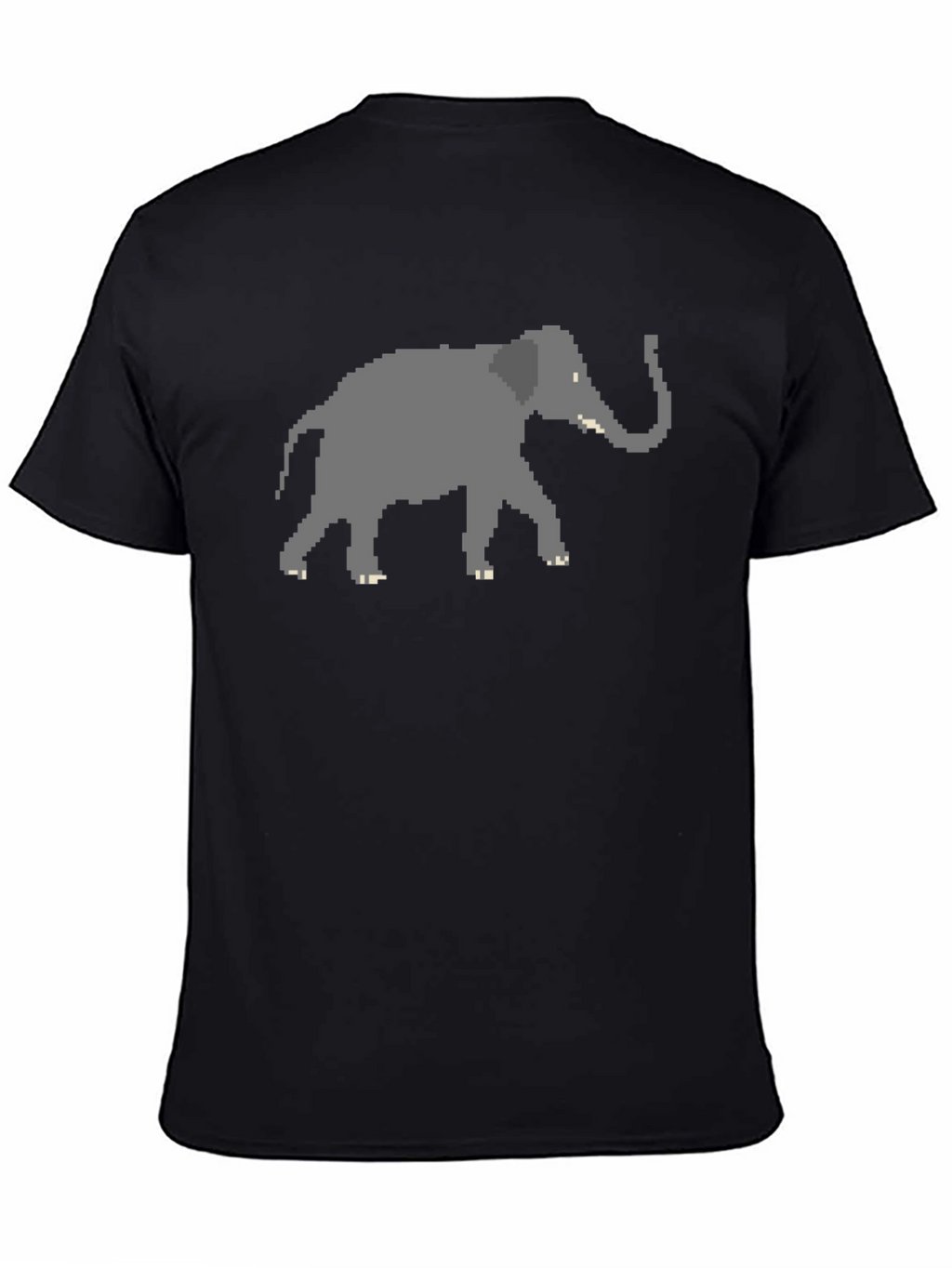 Pixelated Elephant T-Shirt - Modern Graphic Tee