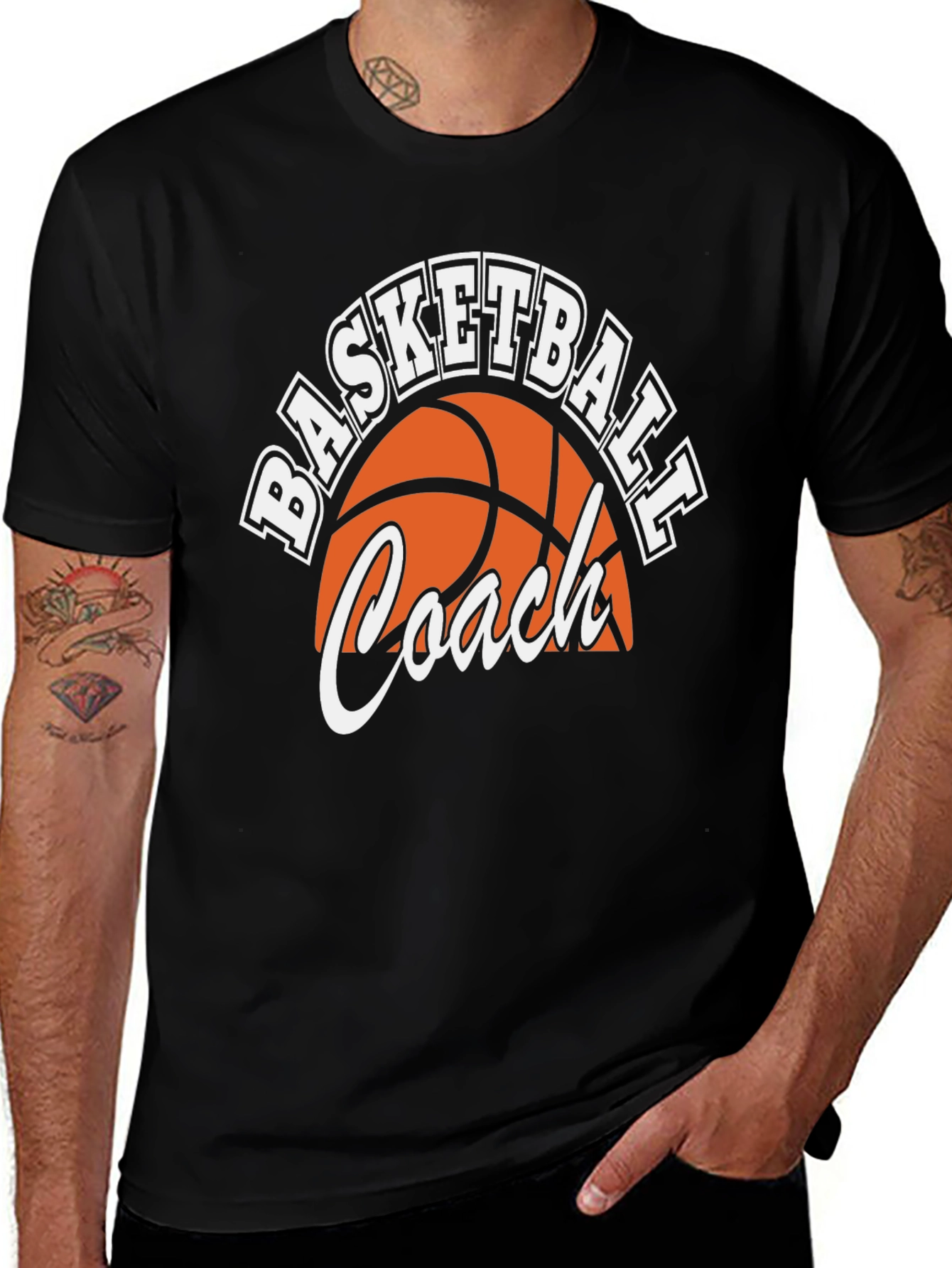 Basketball Coach T-Shirt - Sporty Graphic Tee