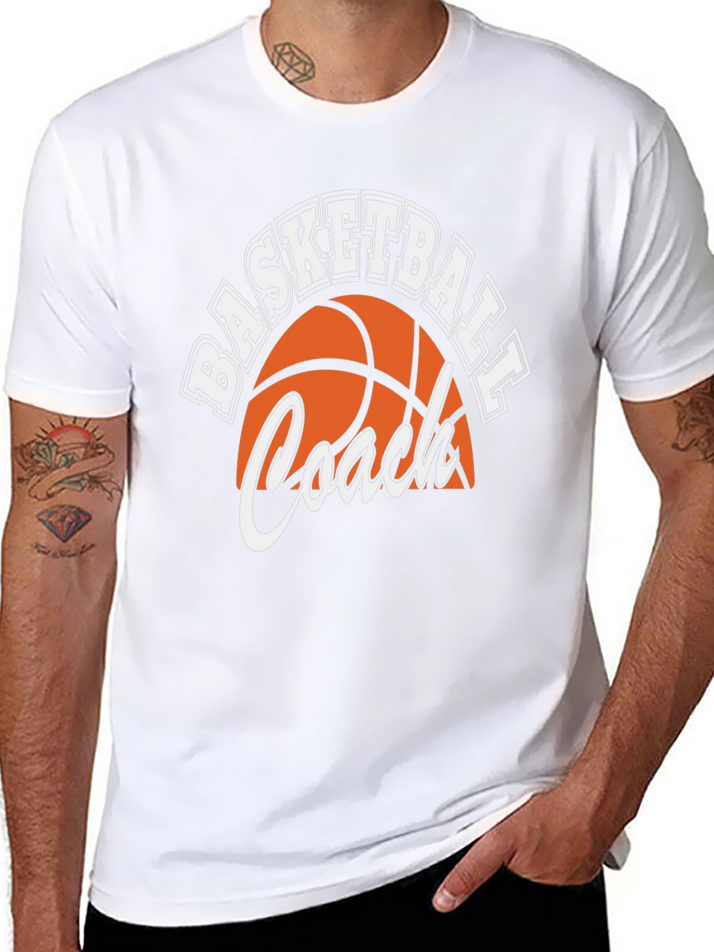 Basketball Coach T-Shirt - Sporty Graphic Tee