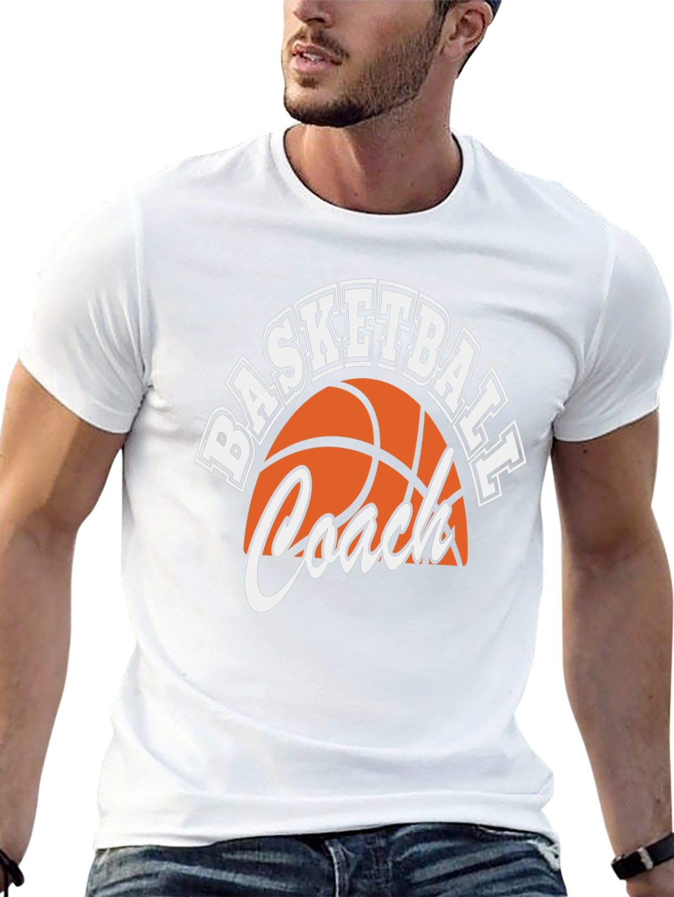 Basketball Coach T-Shirt - Sporty Graphic Tee
