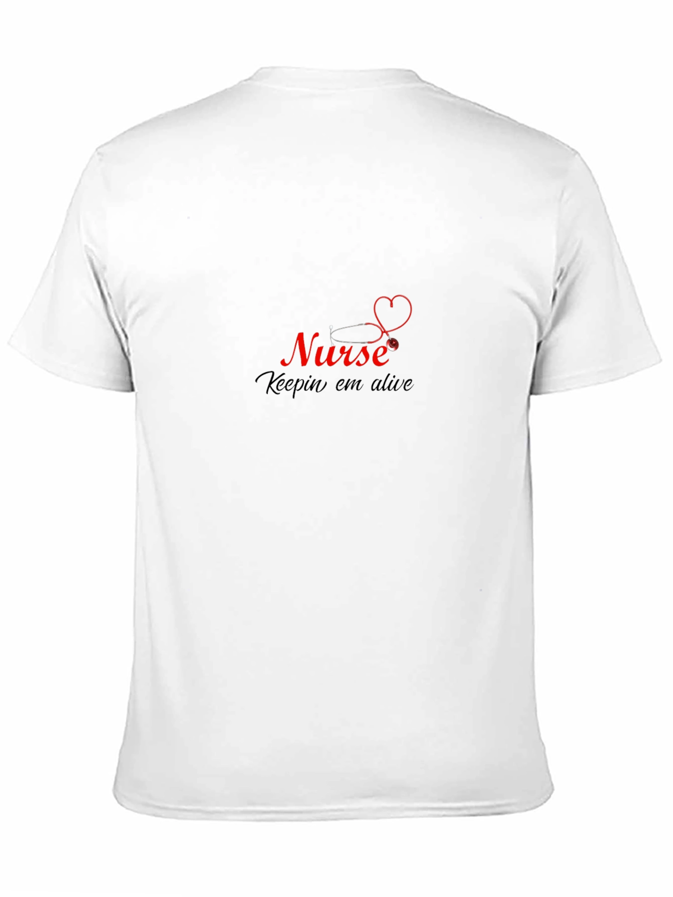 Nurse Keepin Em Alive Black T-Shirt