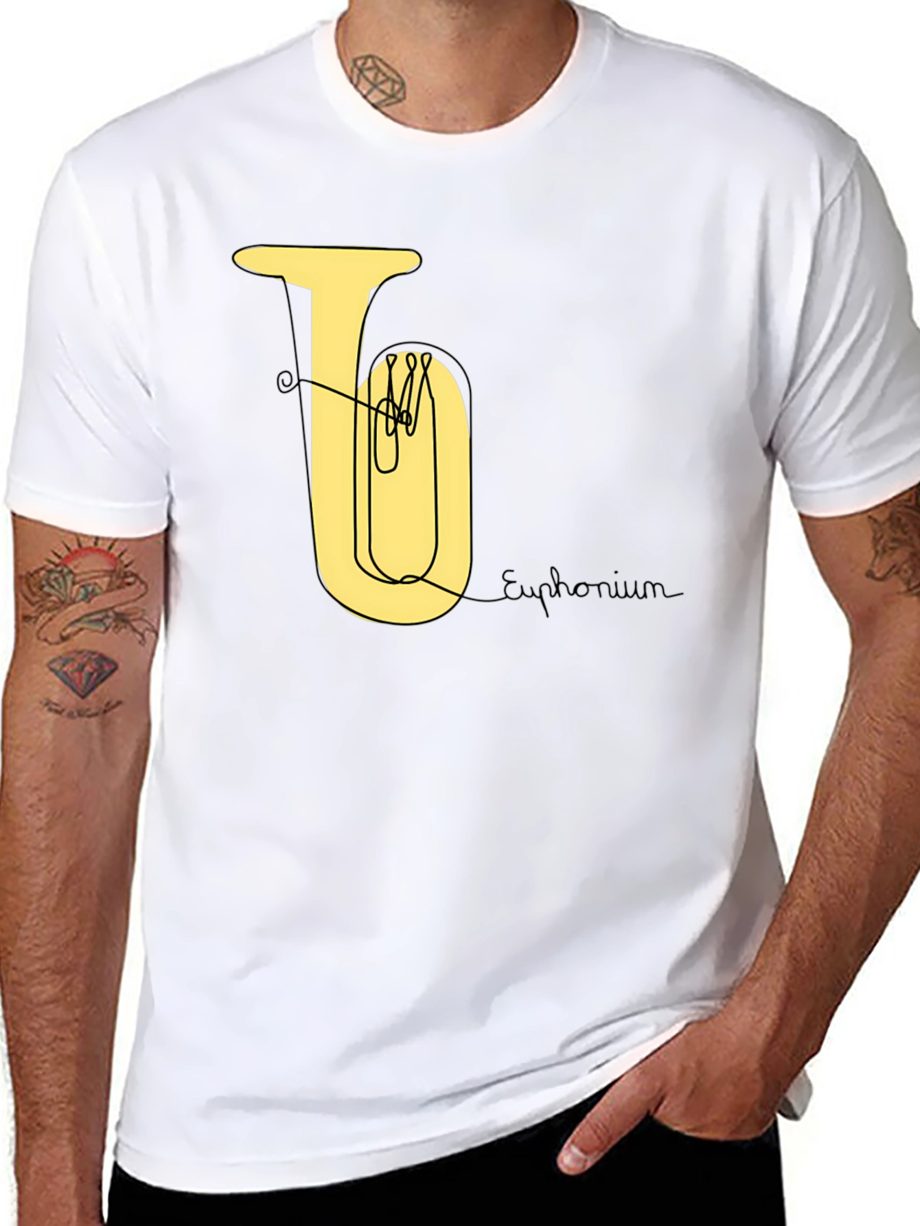 Euphonium Line Art Tee