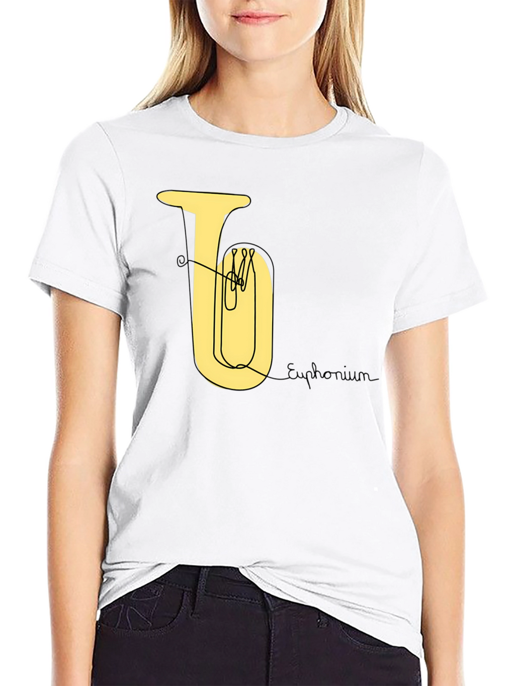 Euphonium Line Art Tee