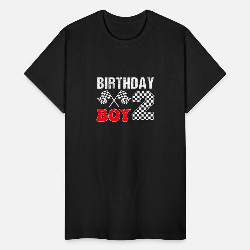 Kids Birthday Boy 2 Two Race Car 2nd Birthday