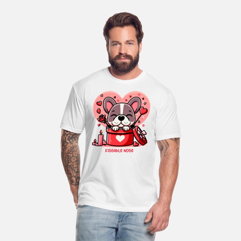 Kissable Nose Valentine For French Bulldog Lovers