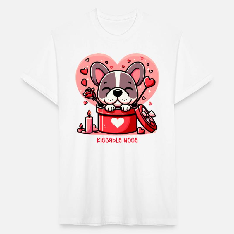 Kissable Nose Valentine For French Bulldog Lovers