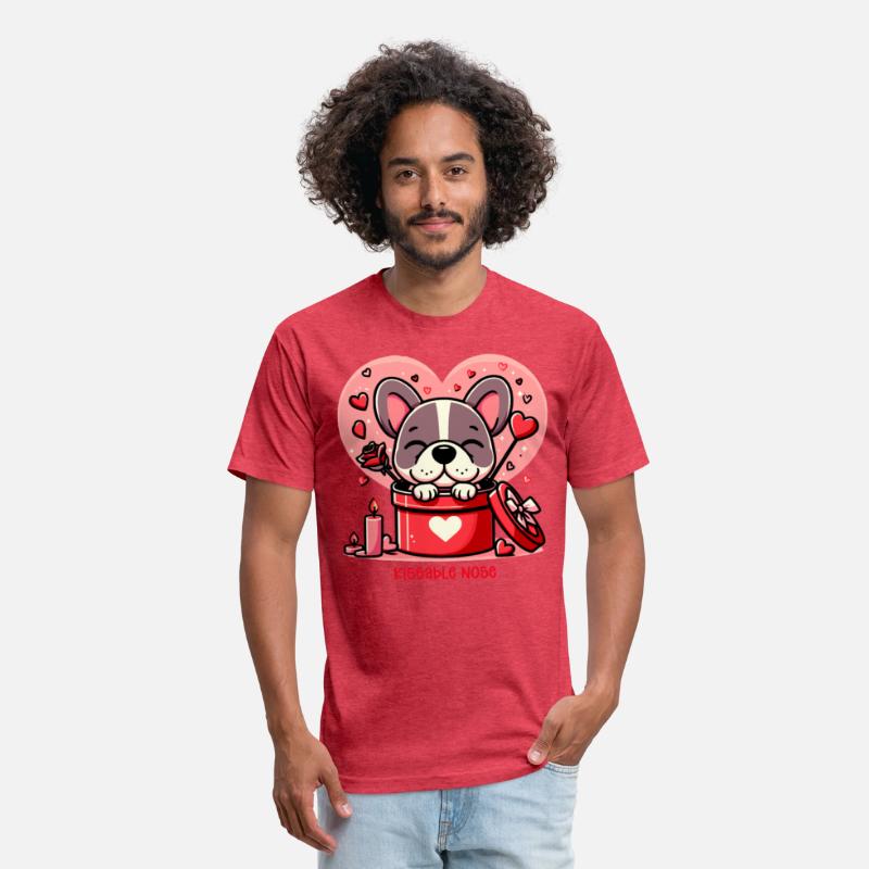 Kissable Nose Valentine For French Bulldog Lovers