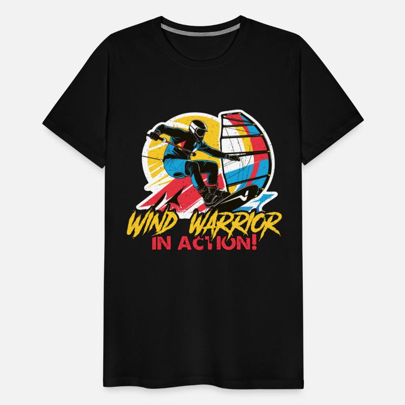 Kiteboarding Wind Warrior In Action Water Sports