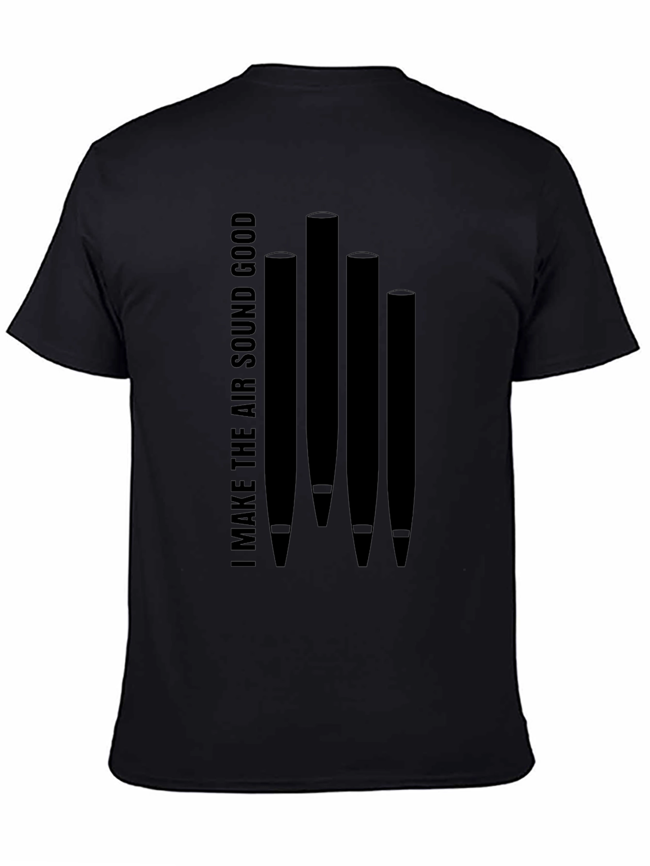 I Make The Air Sound Good Black T-Shirt