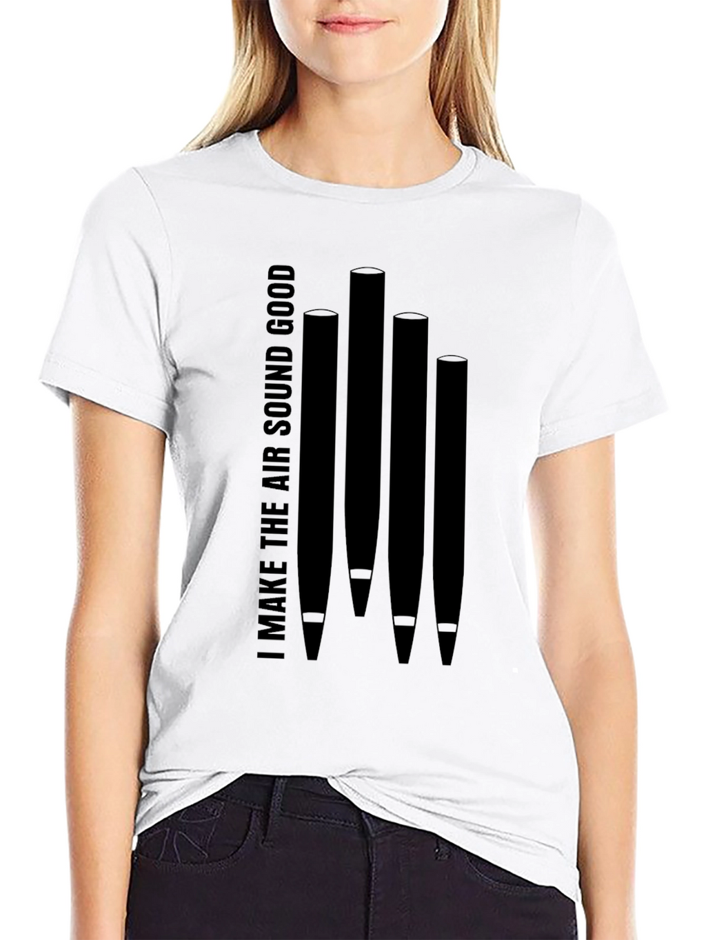 I Make The Air Sound Good Black T-Shirt