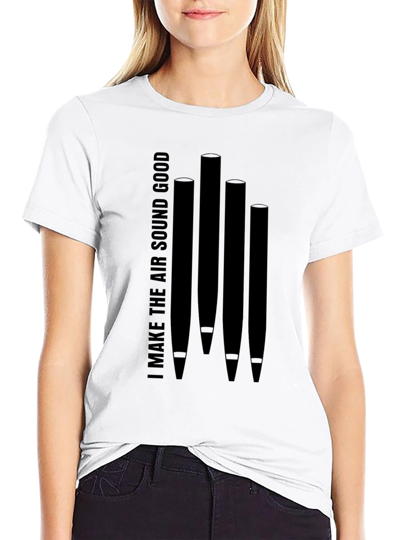 I Make The Air Sound Good Black T-Shirt