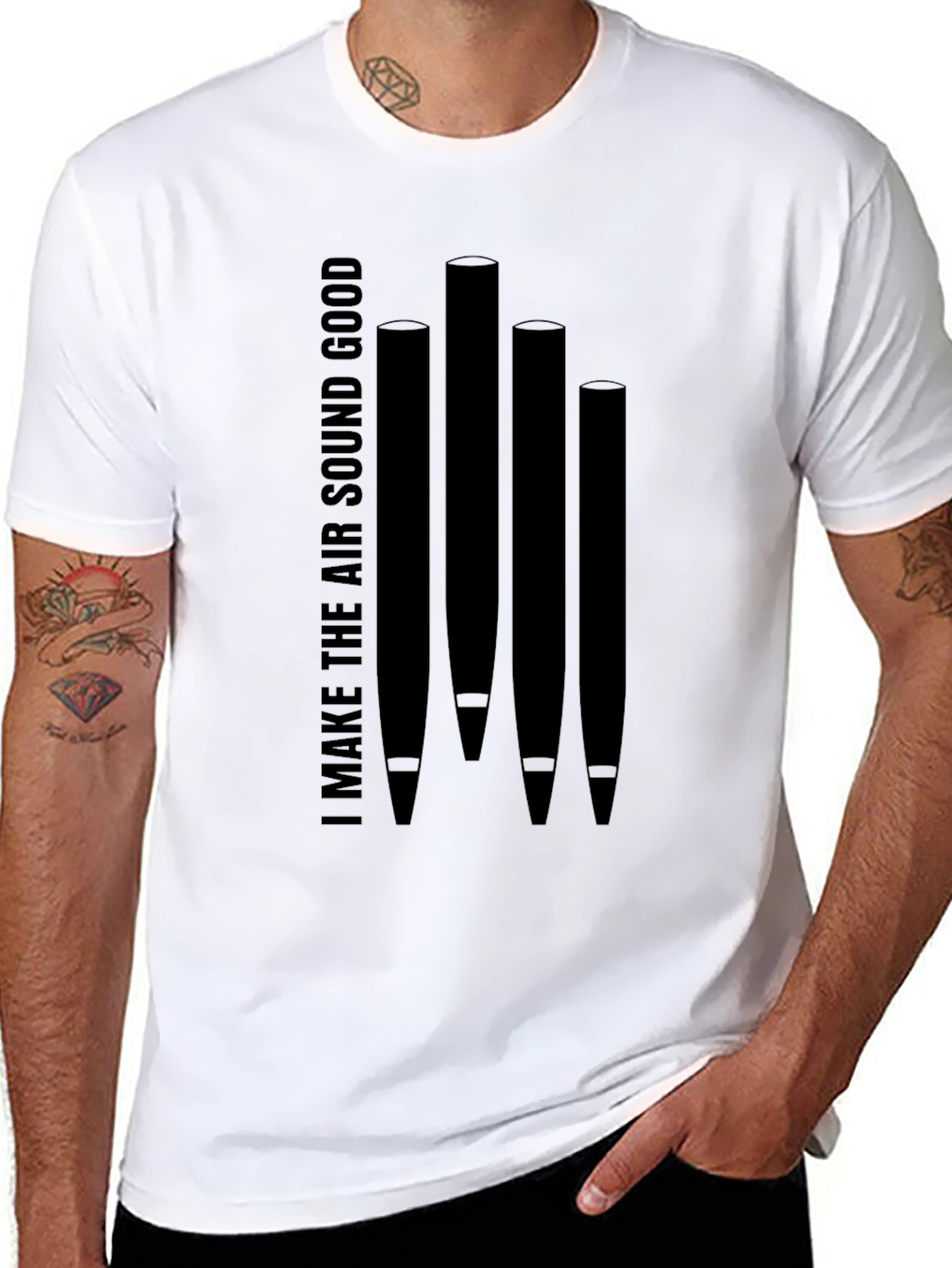 I Make The Air Sound Good Black T-Shirt