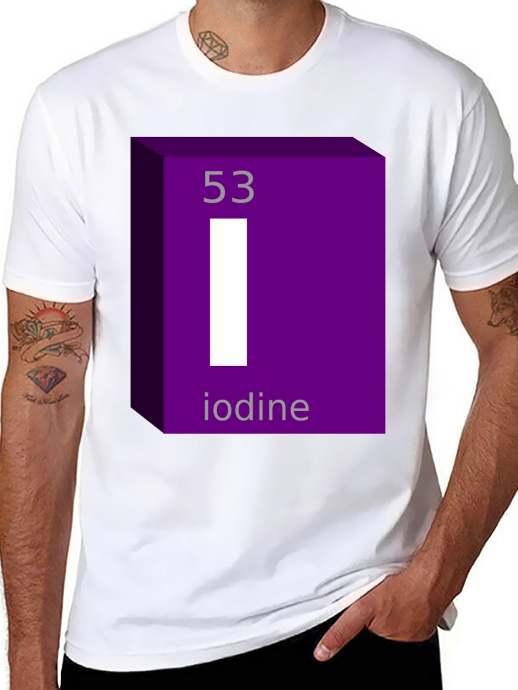 Iodine Element T-Shirt - Science Geek Tee