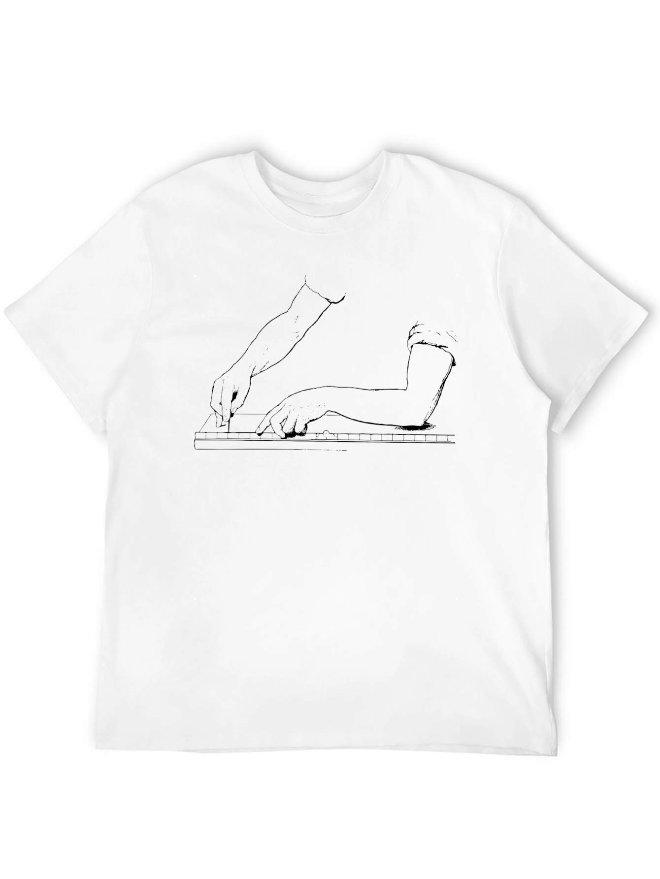 Piano Player Tee - Stylish Graphic T-Shirt