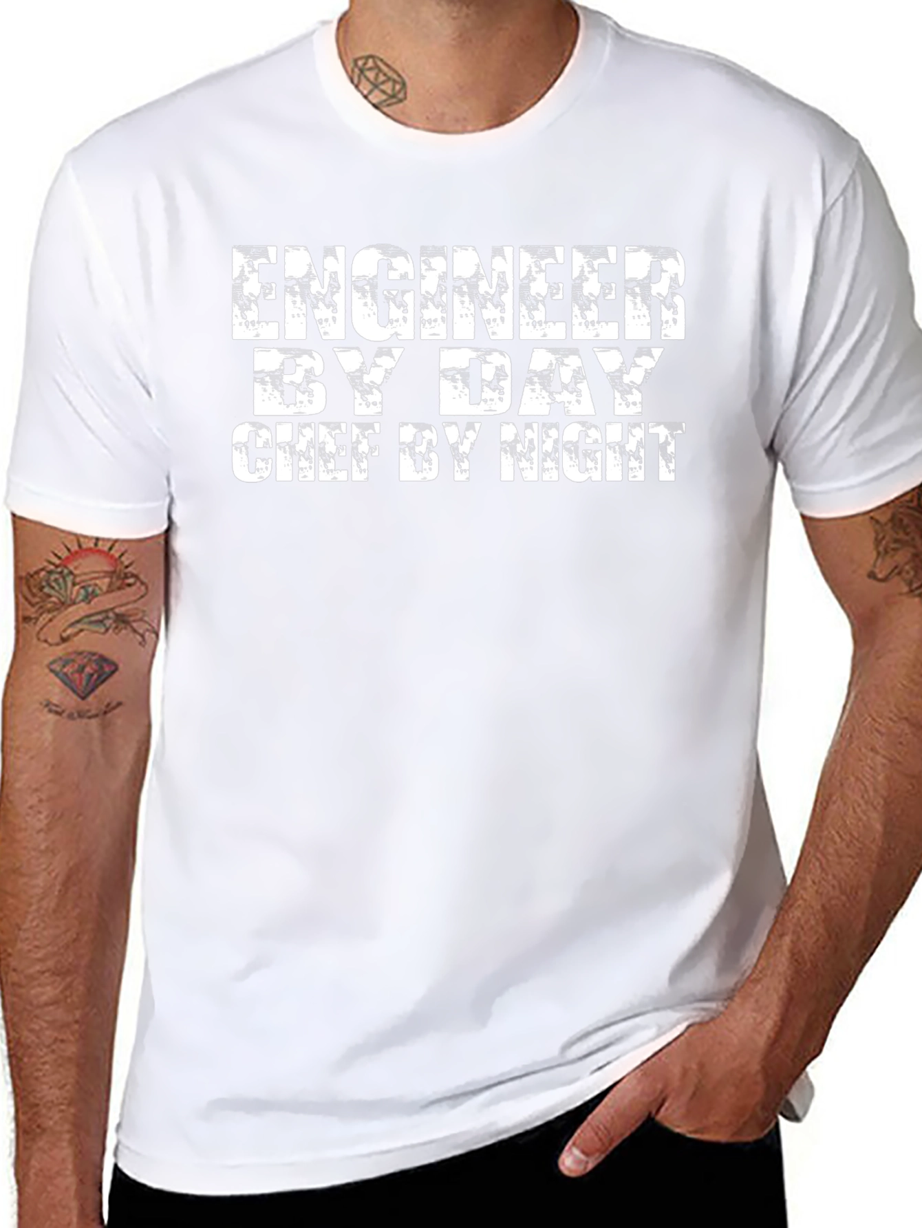 Engineer By Day Chef By Night Graphic T-Shirt