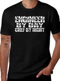 Engineer By Day Chef By Night Graphic T-Shirt