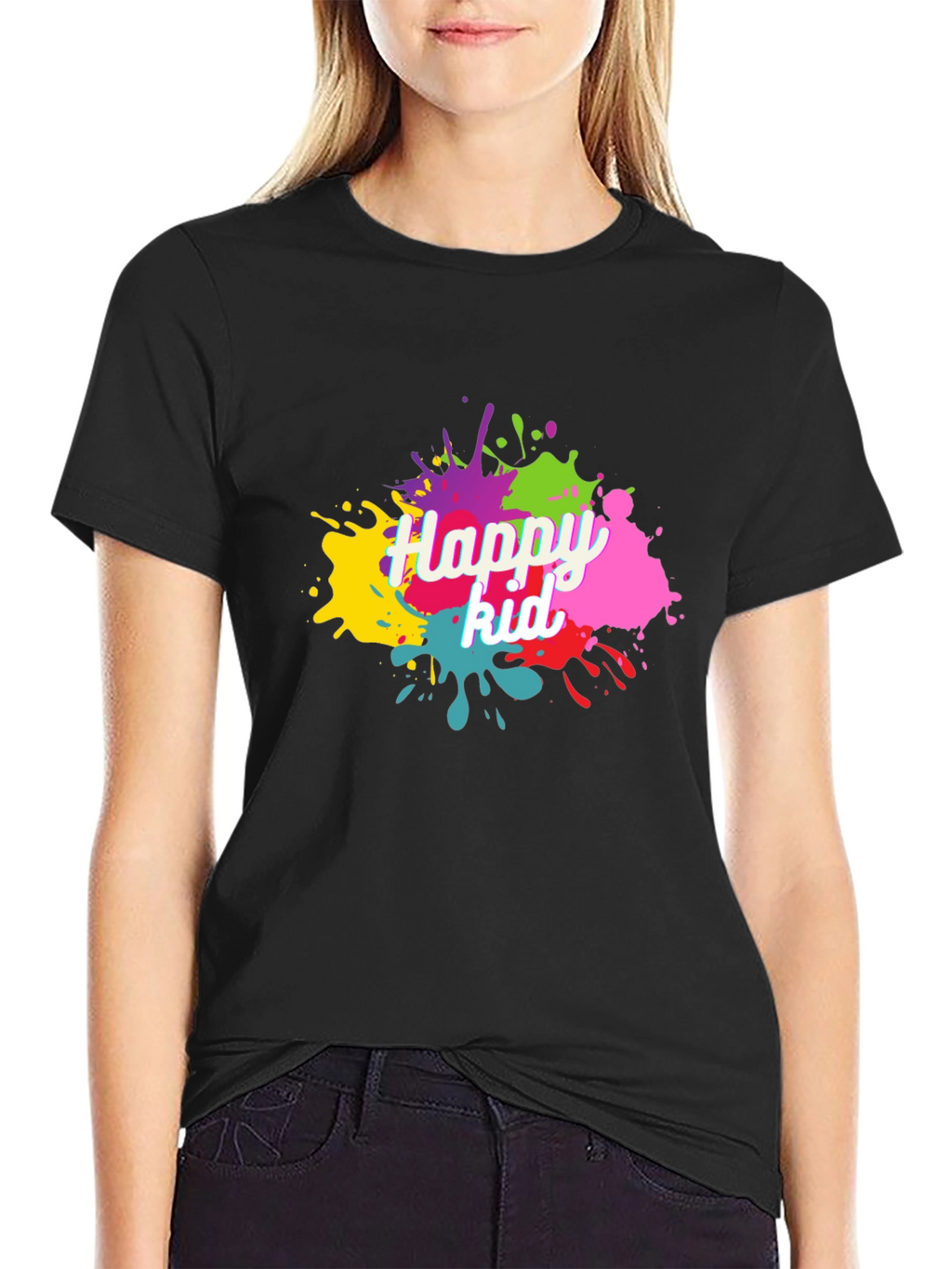 Happy Kid Splatter Graphic Tee