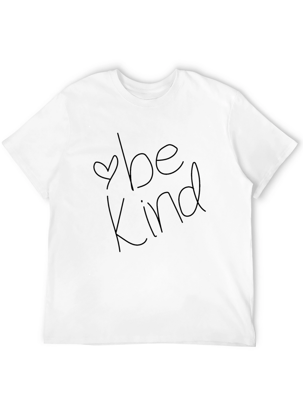 Be Kind Graphic T-Shirt - Black Crew Neck Tee