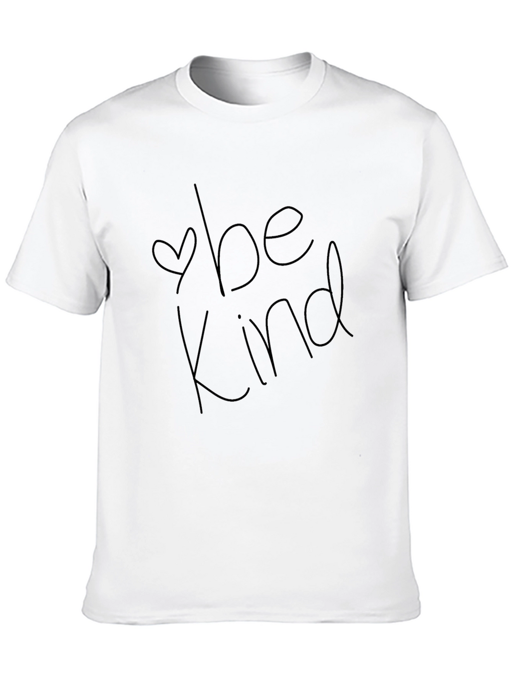 Be Kind Graphic T-Shirt - Black Crew Neck Tee