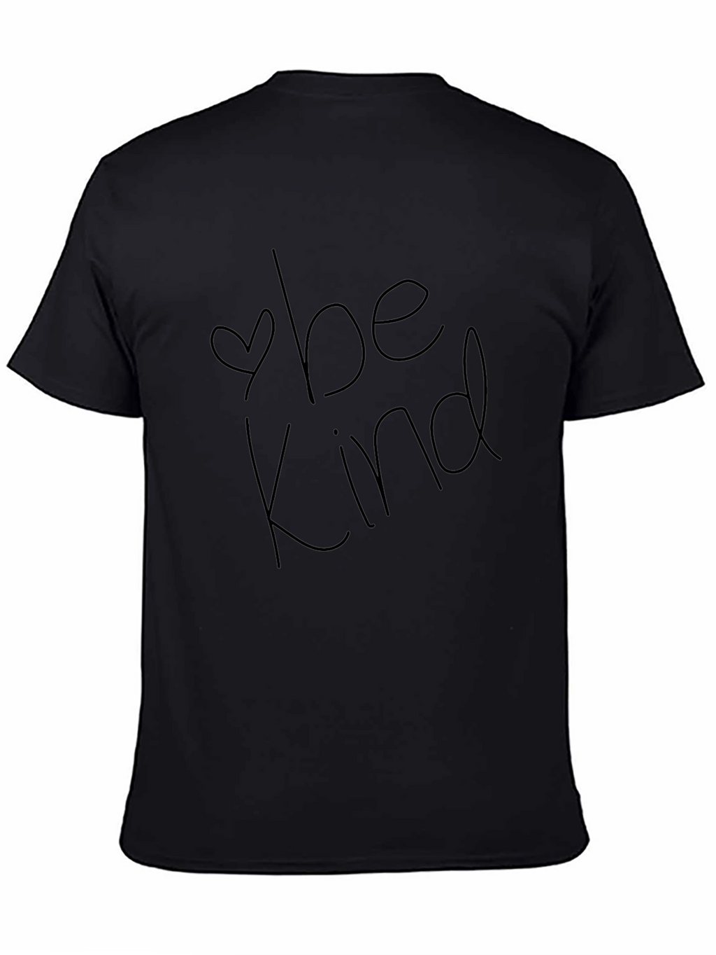 Be Kind Graphic T-Shirt - Black Crew Neck Tee