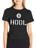 Bitcoin HODL Graphic Tee - Crypto Investor T-Shirt