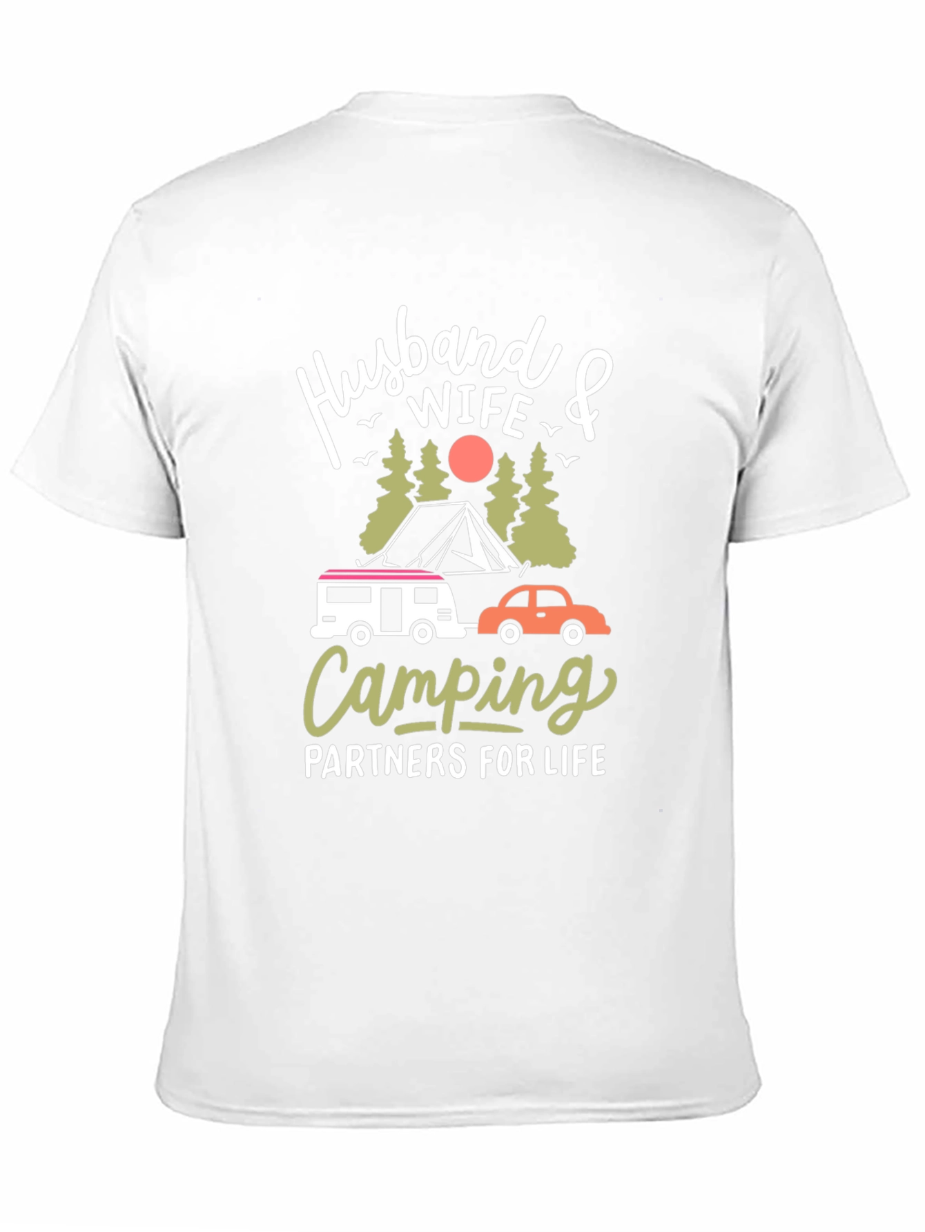 Husband Wife Camping Partners T-Shirt